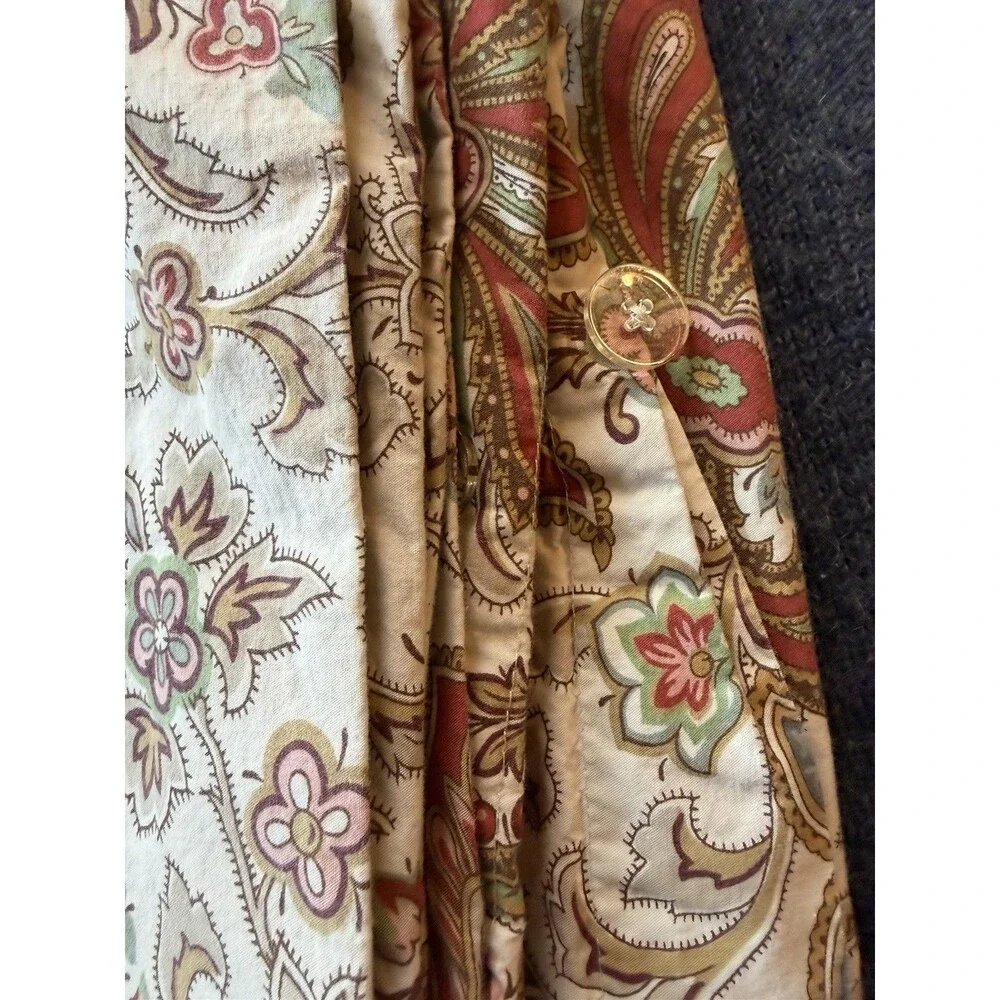 Pottery Barn Charlie Paisley Organic Cotton King Duvet Cover